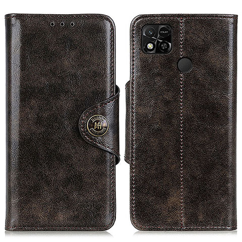 Funda de Cuero Cartera con Soporte Carcasa M12L para Xiaomi POCO C31 Bronze