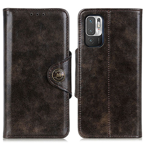 Funda de Cuero Cartera con Soporte Carcasa M12L para Xiaomi POCO M3 Pro 5G Bronze