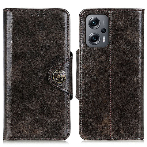 Funda de Cuero Cartera con Soporte Carcasa M12L para Xiaomi Poco X4 GT 5G Bronze