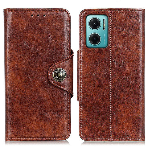 Funda de Cuero Cartera con Soporte Carcasa M12L para Xiaomi Redmi 11 Prime 5G Marron