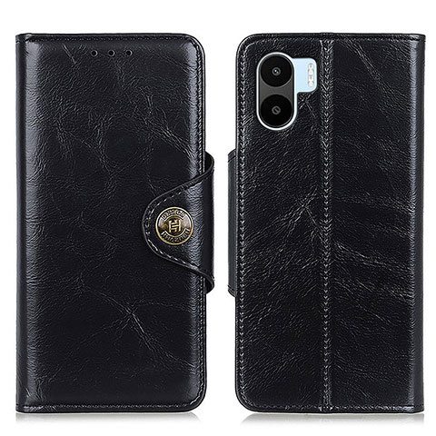 Funda de Cuero Cartera con Soporte Carcasa M12L para Xiaomi Redmi A1 Negro