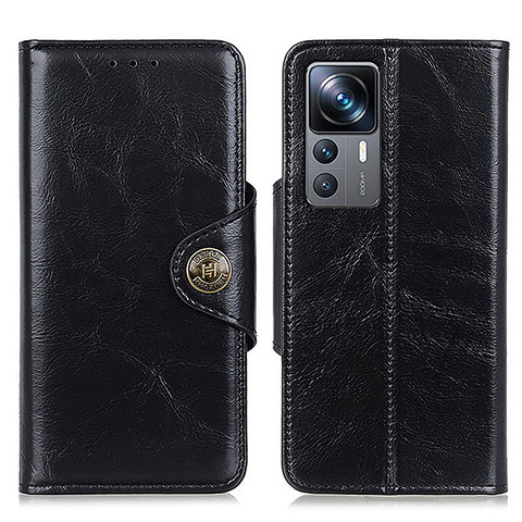 Funda de Cuero Cartera con Soporte Carcasa M12L para Xiaomi Redmi K50 Ultra 5G Negro