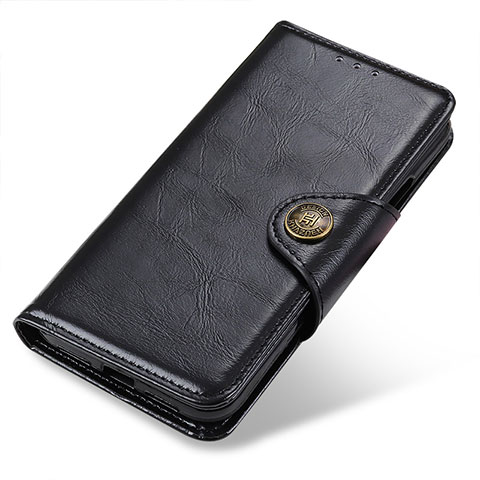 Funda de Cuero Cartera con Soporte Carcasa M12L para Xiaomi Redmi Note 10S 4G Negro