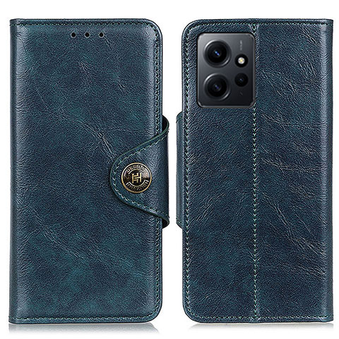 Funda de Cuero Cartera con Soporte Carcasa M12L para Xiaomi Redmi Note 12 4G Azul