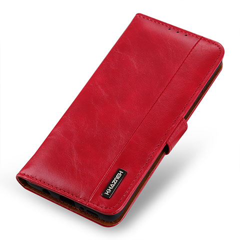 Funda de Cuero Cartera con Soporte Carcasa M13L para Huawei Honor 10X Lite Rojo