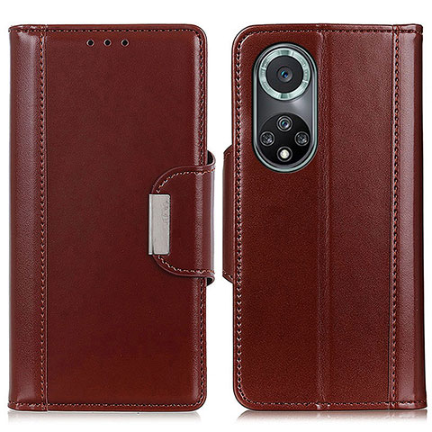 Funda de Cuero Cartera con Soporte Carcasa M13L para Huawei Nova 9 Pro Marron