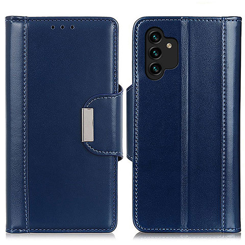 Funda de Cuero Cartera con Soporte Carcasa M13L para Samsung Galaxy A04s Azul