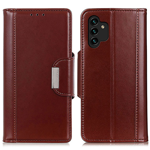 Funda de Cuero Cartera con Soporte Carcasa M13L para Samsung Galaxy A13 5G Marron