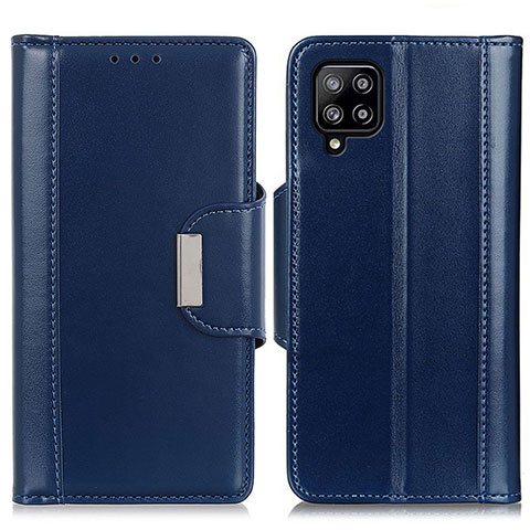 Funda de Cuero Cartera con Soporte Carcasa M13L para Samsung Galaxy A22 4G Azul