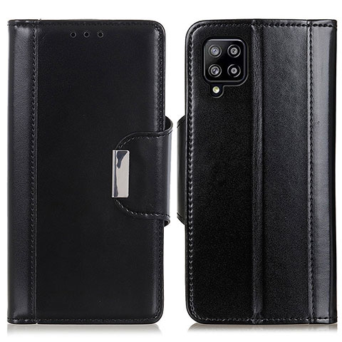 Funda de Cuero Cartera con Soporte Carcasa M13L para Samsung Galaxy A22 4G Negro