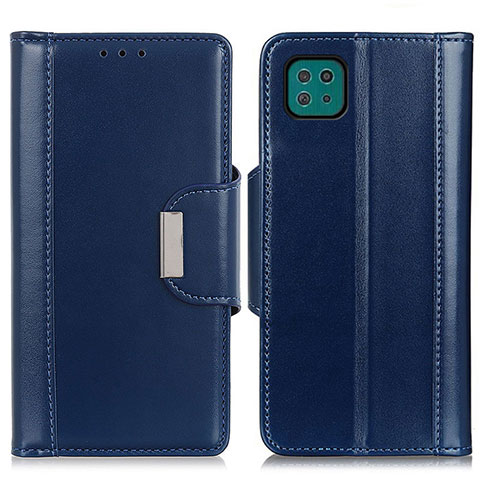 Funda de Cuero Cartera con Soporte Carcasa M13L para Samsung Galaxy A22 5G Azul