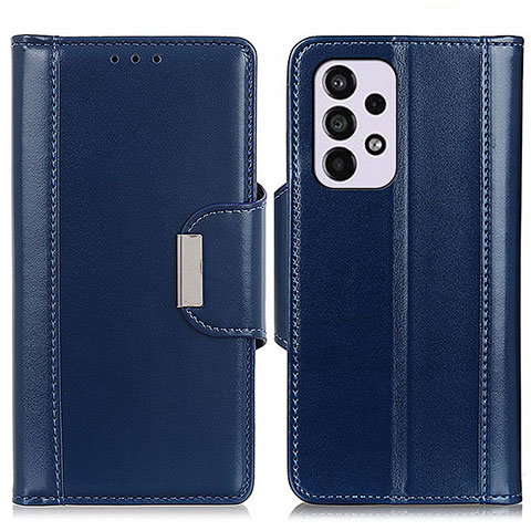 Funda de Cuero Cartera con Soporte Carcasa M13L para Samsung Galaxy A33 5G Azul