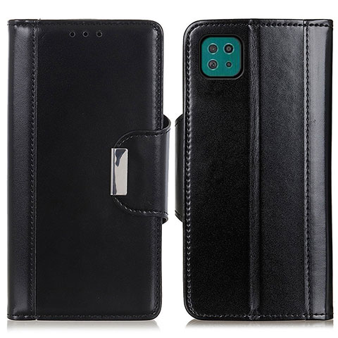 Funda de Cuero Cartera con Soporte Carcasa M13L para Samsung Galaxy F42 5G Negro