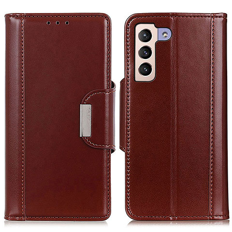 Funda de Cuero Cartera con Soporte Carcasa M13L para Samsung Galaxy S23 5G Marron