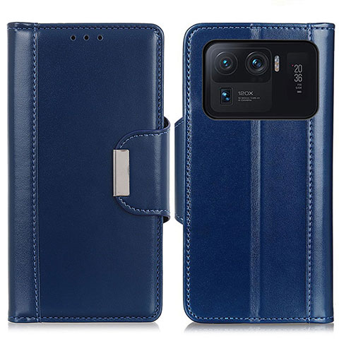 Funda de Cuero Cartera con Soporte Carcasa M13L para Xiaomi Mi 11 Ultra 5G Azul