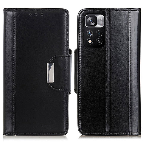 Funda de Cuero Cartera con Soporte Carcasa M13L para Xiaomi Mi 11i 5G (2022) Negro