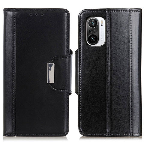 Funda de Cuero Cartera con Soporte Carcasa M13L para Xiaomi Redmi K40 5G Negro