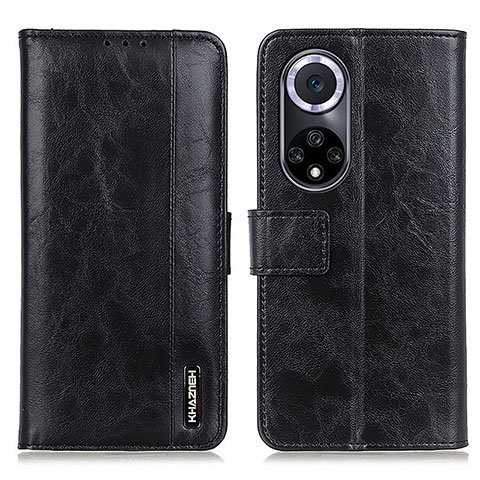 Funda de Cuero Cartera con Soporte Carcasa M14L para Huawei Honor 50 5G Negro