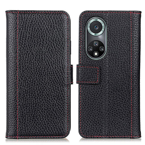 Funda de Cuero Cartera con Soporte Carcasa M14L para Huawei Nova 9 Pro Negro