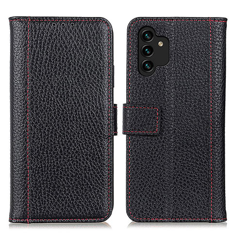 Funda de Cuero Cartera con Soporte Carcasa M14L para Samsung Galaxy A04s Negro