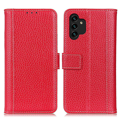 Funda de Cuero Cartera con Soporte Carcasa M14L para Samsung Galaxy A13 5G Rojo