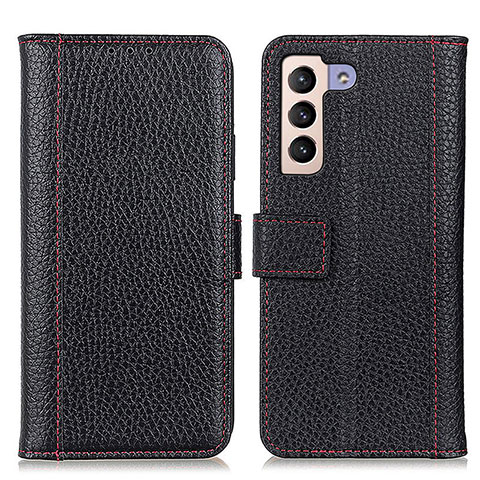 Funda de Cuero Cartera con Soporte Carcasa M14L para Samsung Galaxy S23 Plus 5G Negro