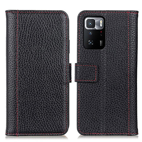 Funda de Cuero Cartera con Soporte Carcasa M14L para Xiaomi Poco X3 GT 5G Negro