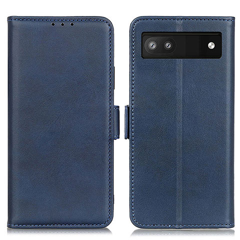 Funda de Cuero Cartera con Soporte Carcasa M15L para Google Pixel 6a 5G Azul