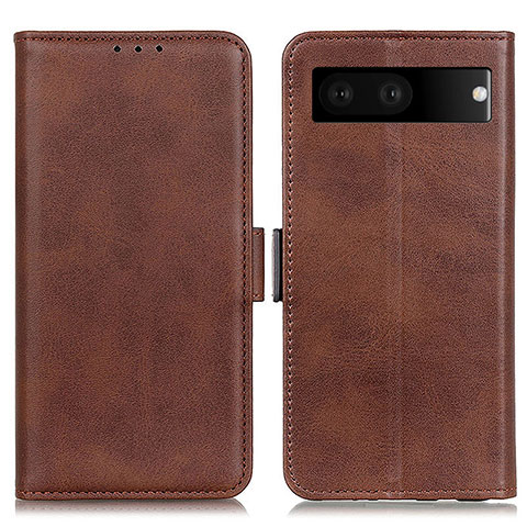 Funda de Cuero Cartera con Soporte Carcasa M15L para Google Pixel 7 5G Marron