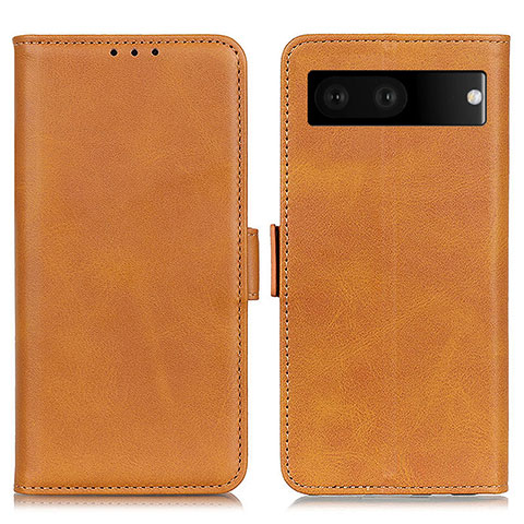 Funda de Cuero Cartera con Soporte Carcasa M15L para Google Pixel 7 5G Marron Claro