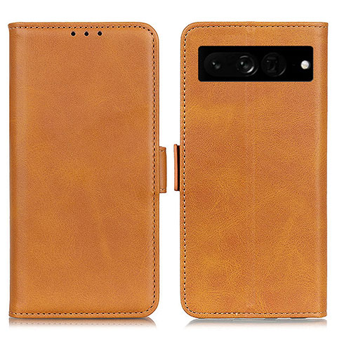 Funda de Cuero Cartera con Soporte Carcasa M15L para Google Pixel 7 Pro 5G Marron Claro