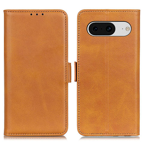 Funda de Cuero Cartera con Soporte Carcasa M15L para Google Pixel 8 5G Marron Claro