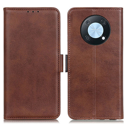 Funda de Cuero Cartera con Soporte Carcasa M15L para Huawei Enjoy 50 Pro Marron