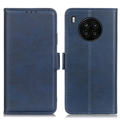 Funda de Cuero Cartera con Soporte Carcasa M15L para Huawei Honor 50 Lite Azul