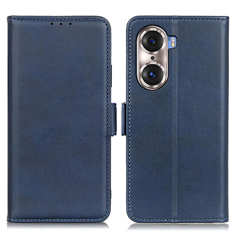 Funda de Cuero Cartera con Soporte Carcasa M15L para Huawei Honor 60 5G Azul