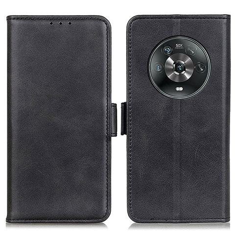 Funda de Cuero Cartera con Soporte Carcasa M15L para Huawei Honor Magic4 5G Negro