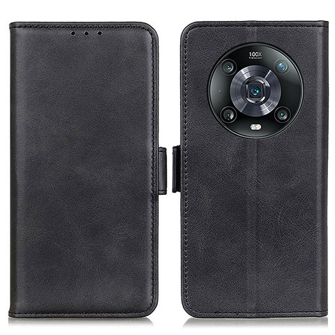 Funda de Cuero Cartera con Soporte Carcasa M15L para Huawei Honor Magic4 Pro 5G Negro