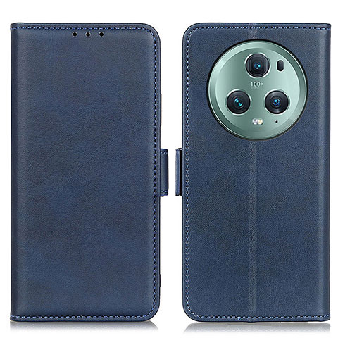 Funda de Cuero Cartera con Soporte Carcasa M15L para Huawei Honor Magic5 Pro 5G Azul