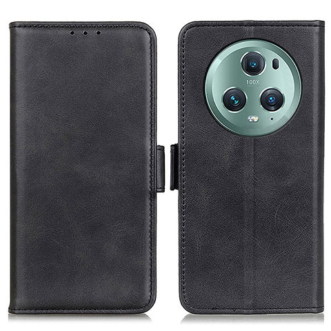 Funda de Cuero Cartera con Soporte Carcasa M15L para Huawei Honor Magic5 Pro 5G Negro