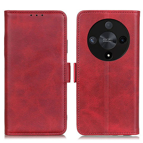 Funda de Cuero Cartera con Soporte Carcasa M15L para Huawei Honor Magic6 Lite 5G Rojo