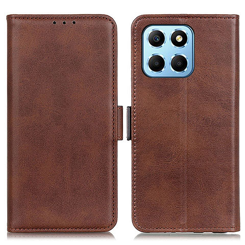 Funda de Cuero Cartera con Soporte Carcasa M15L para Huawei Honor X6 5G Marron