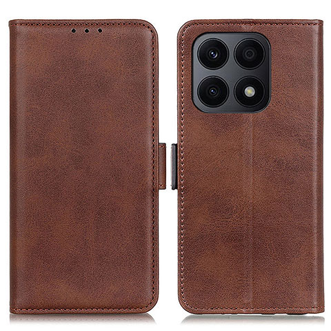 Funda de Cuero Cartera con Soporte Carcasa M15L para Huawei Honor X8a 4G Marron