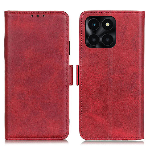 Funda de Cuero Cartera con Soporte Carcasa M15L para Huawei Honor X8b Rojo