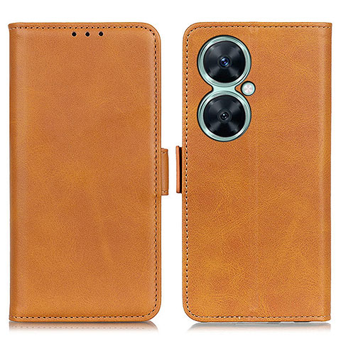 Funda de Cuero Cartera con Soporte Carcasa M15L para Huawei Nova 11i Marron Claro