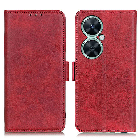 Funda de Cuero Cartera con Soporte Carcasa M15L para Huawei Nova 11i Rojo