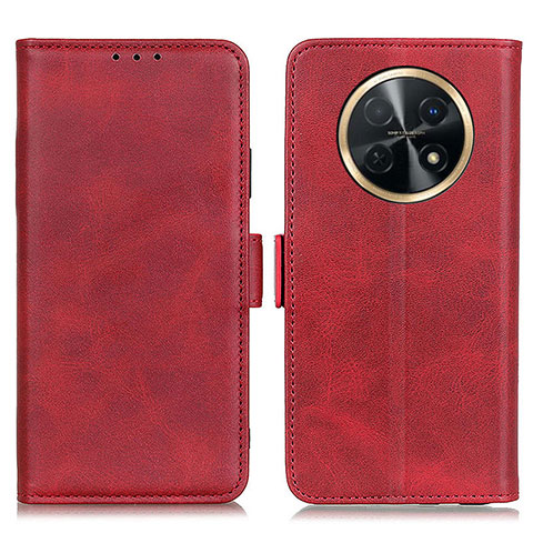 Funda de Cuero Cartera con Soporte Carcasa M15L para Huawei Nova Y91 Rojo