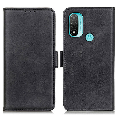 Funda de Cuero Cartera con Soporte Carcasa M15L para Motorola Moto E20 Negro