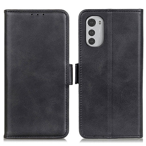 Funda de Cuero Cartera con Soporte Carcasa M15L para Motorola Moto E32 Negro