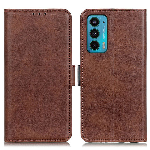 Funda de Cuero Cartera con Soporte Carcasa M15L para Motorola Moto Edge 20 5G Marron