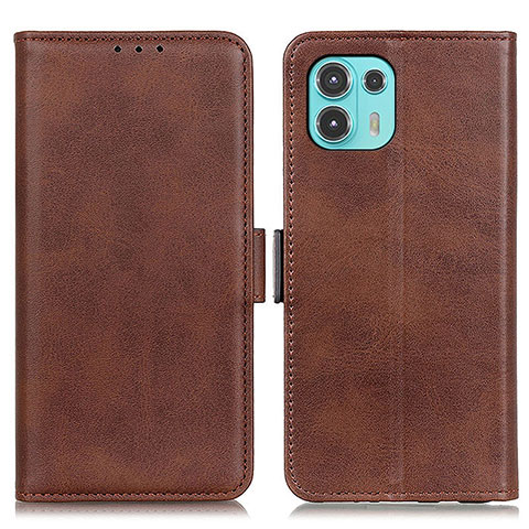 Funda de Cuero Cartera con Soporte Carcasa M15L para Motorola Moto Edge 20 Lite 5G Marron